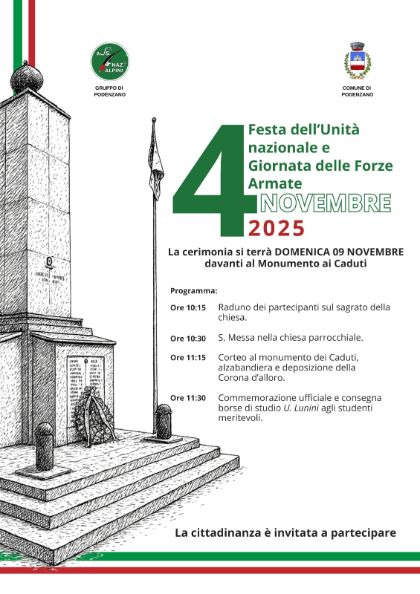 Cerimonia 4 novembre 2025 Cerimonia 4 novembre 2025
