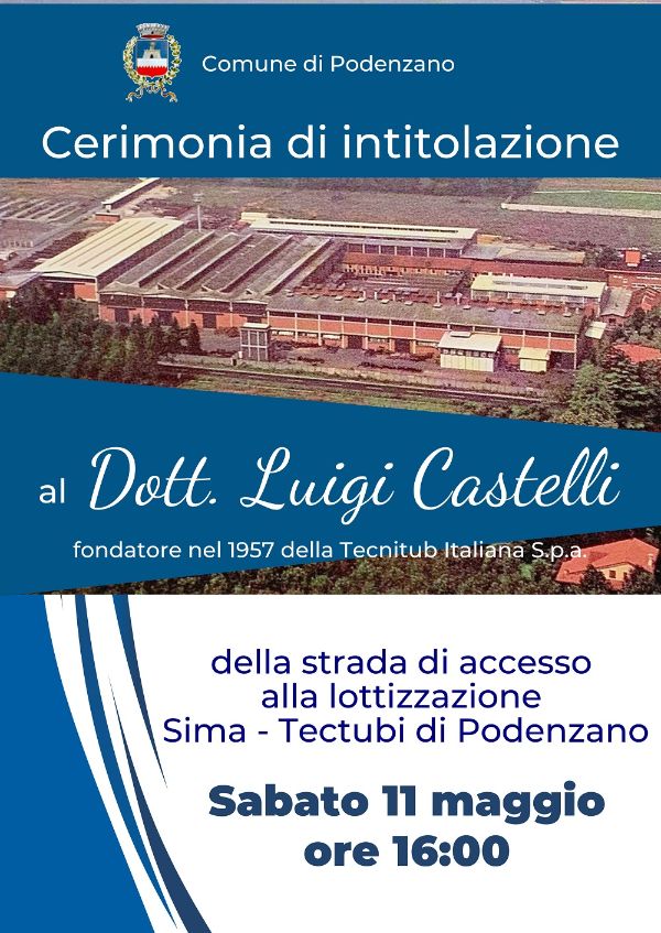 Cerimonia di intitolazione al Dott. Luigi Castelli 